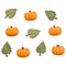 Buttons Galore and More Craft & Sewing Buttons - Pumpkin Harvest - 30 Buttons